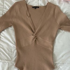 Brown bodysuit